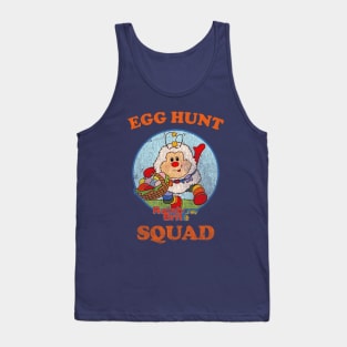 Egg Hunt Squad Rainbow Brite Distressed Tank Top